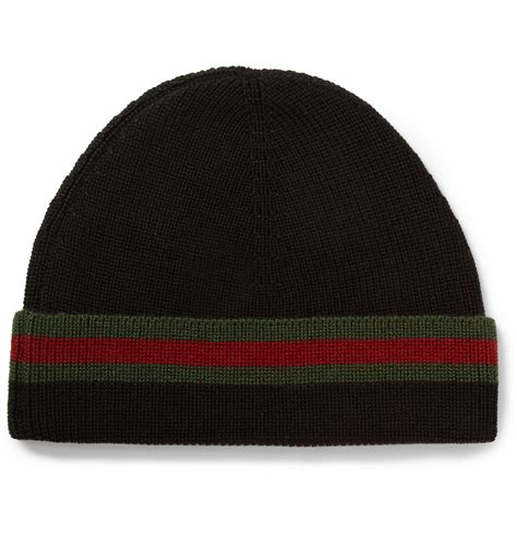 gucci mens wool beanie|gucci beanie wool silk.